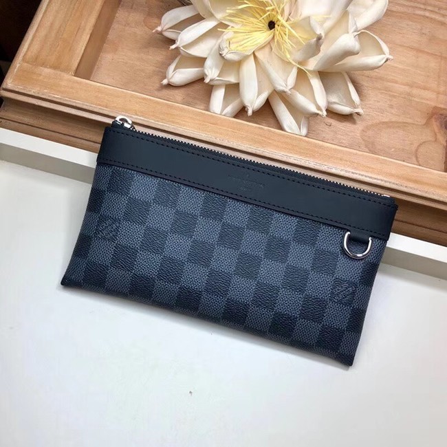 Louis Vuitton Outlet Damier Ebene Canvas DISCOVERY POCHETTE M44323