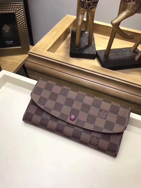 Louis Vuitton Outlet Damier canvas wallet M63544 wine