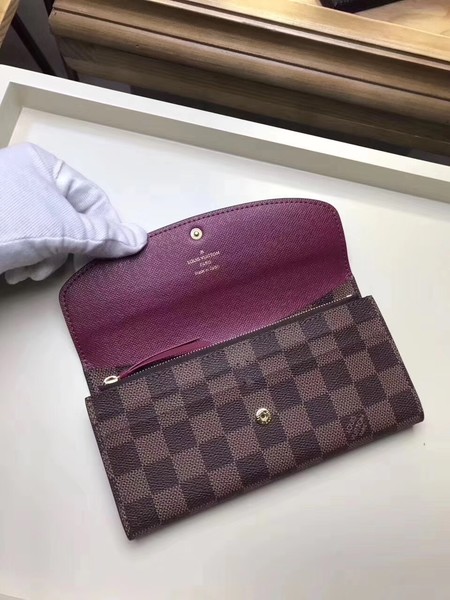 Louis Vuitton Outlet Damier canvas wallet M63544 wine