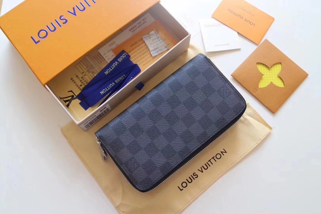 Louis Vuitton Outlet Damier Graphite Canvas Original ZIPPY ORGANIZER M61723