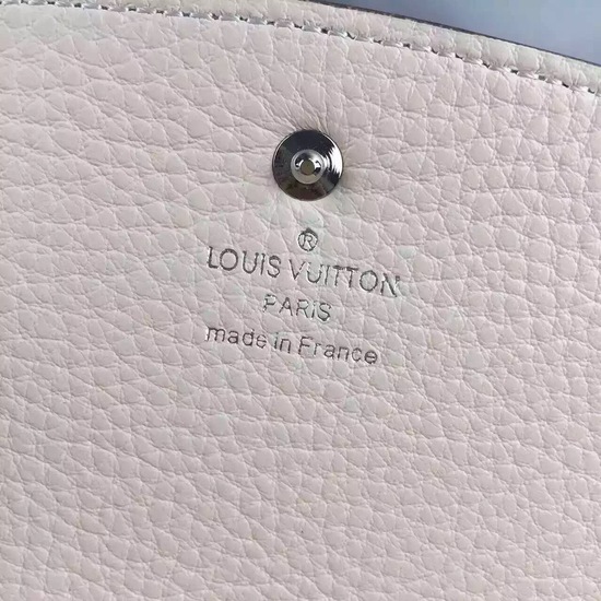 Louis Vuitton Outlet Mahina Leather Wallet 60144 Beige