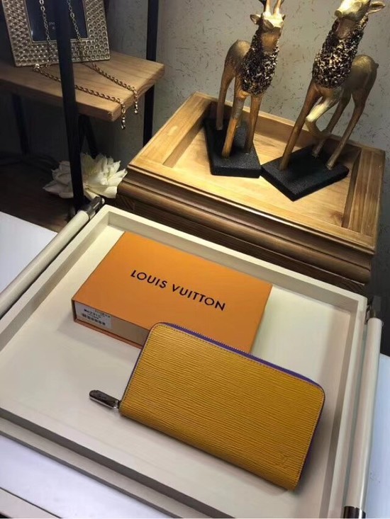 Louis Vuitton Outlet EPI leather Zippy Wallet 67267 yellow