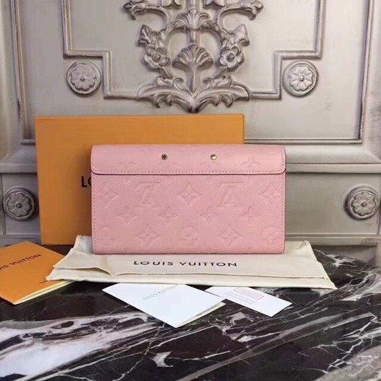 Louis Vuitton Outlet Original Monogram Empreinte Metis Wallet 62459 pink