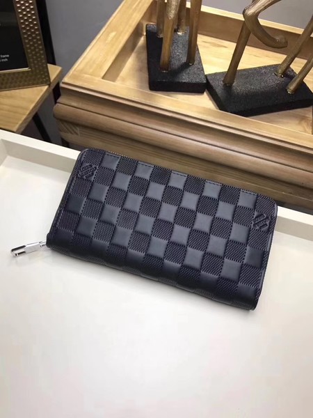 Louis Vuitton Outlet DAMIER ZIPPY Wallet N60015 black