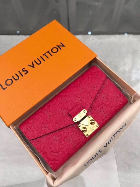 Louis Vuitton Outlet Monogram Empreinte pallas wallet M62458 red