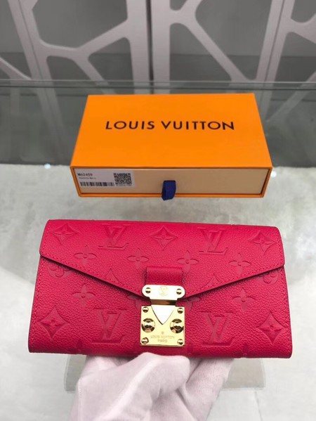 Louis Vuitton Outlet Monogram Empreinte pallas wallet M62458 red