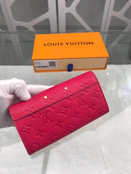 Louis Vuitton Outlet Monogram Empreinte pallas wallet M62458 red