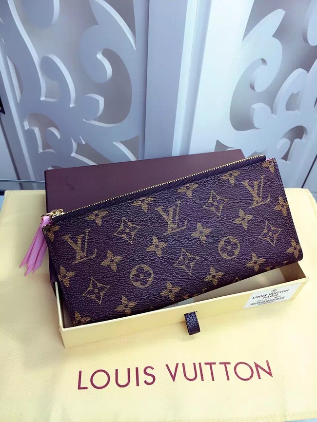 Louis Vuitton Outlet Monogram Canvas Wallet M61287 Pink