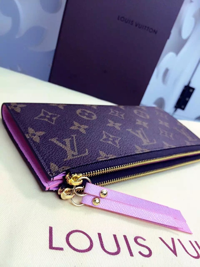 Louis Vuitton Outlet Monogram Canvas Wallet M61287 Pink