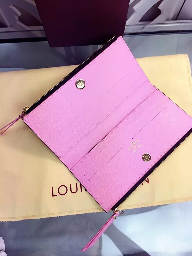 Louis Vuitton Outlet Monogram Canvas Wallet M61287 Pink