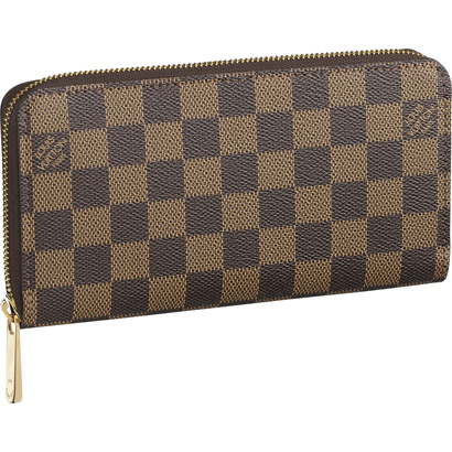 Louis Vuitton Outlet N60015 Damier Ebene Canvas Zippy Wallet Ebene