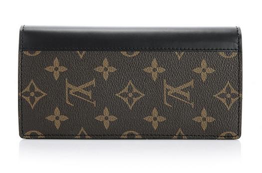 Louis Vuitton Outlet Monogram Macassar Canvas Tanon Wallet M93800