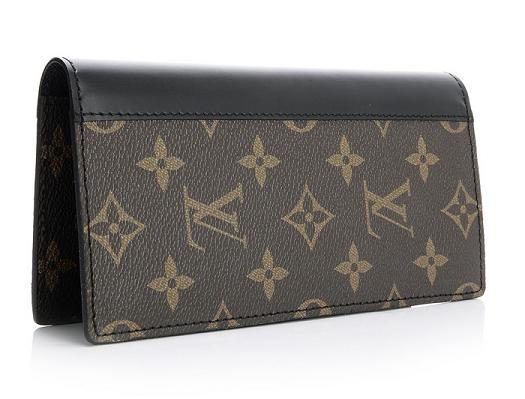 Louis Vuitton Outlet Monogram Macassar Canvas Tanon Wallet M93800