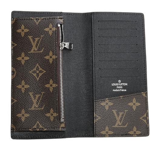 Louis Vuitton Outlet Monogram Macassar Canvas Tanon Wallet M93800