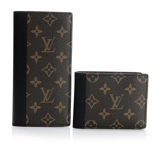 Louis Vuitton Outlet Monogram Macassar Canvas Tanon Wallet M93800