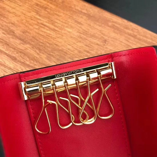 Louis Vuitton Outlet Monogram Vernis 6 KEY HOLDER 90900 red