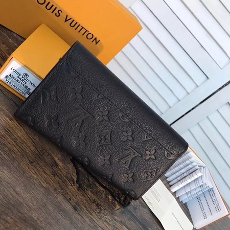 Louis Vuitton Outlet Monogram Empreinte Pont Neuf Wallet M61833 black