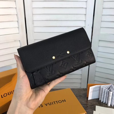 Louis Vuitton Outlet Monogram Empreinte Pont Neuf Wallet M61833 black