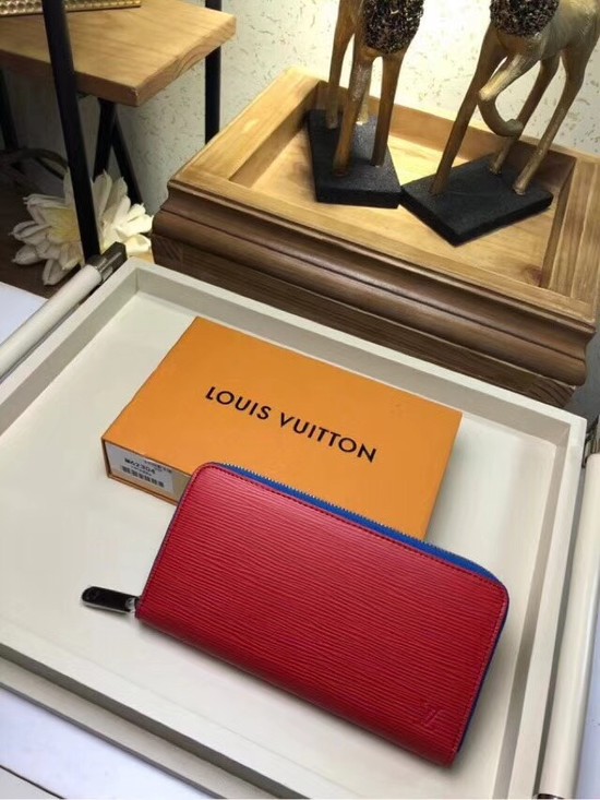 Louis Vuitton Outlet EPI leather Zippy Wallet 67267 red