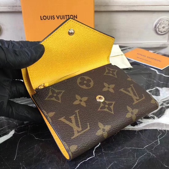 Louis Vuitton Outlet Monogram Canvas VICTORINE WALLET M41938 yellow