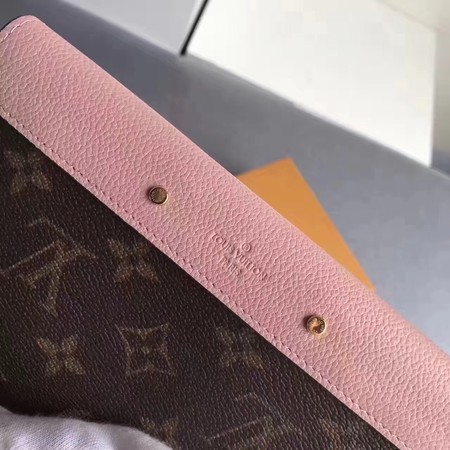 Louis Vuitton Outlet Monogram Canvas Padlock Wallet M58414 pink