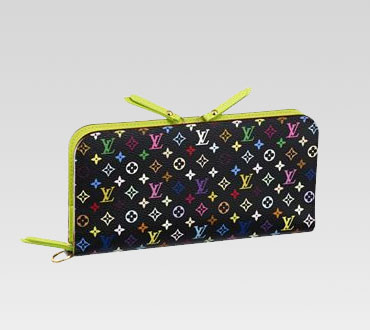 Louis Vuitton Outlet handbag monogram multicolore black insolite wallet m66567 (pistache lining)