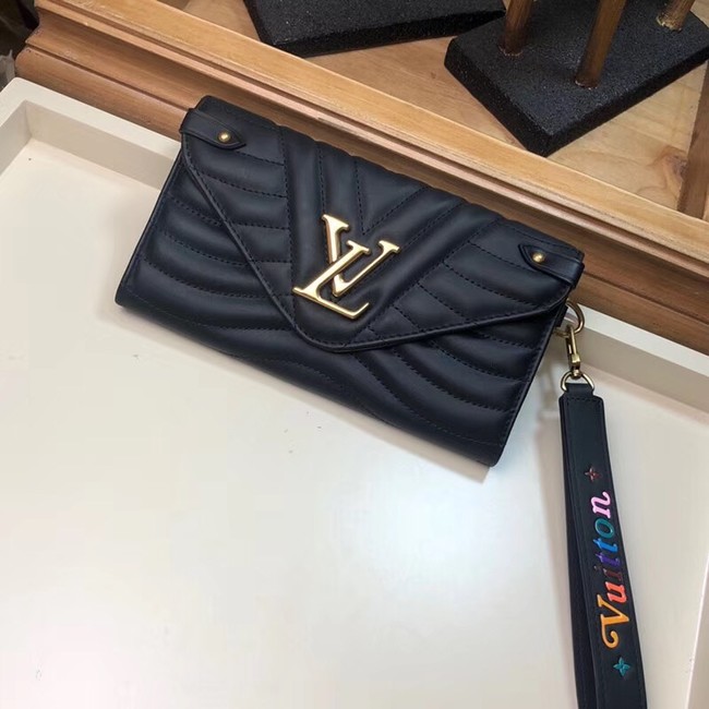 Louis Vuitton Outlet NEW WAVE LONG WALLET M63298 black