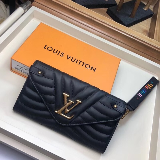 Louis Vuitton Outlet NEW WAVE LONG WALLET M63298 black