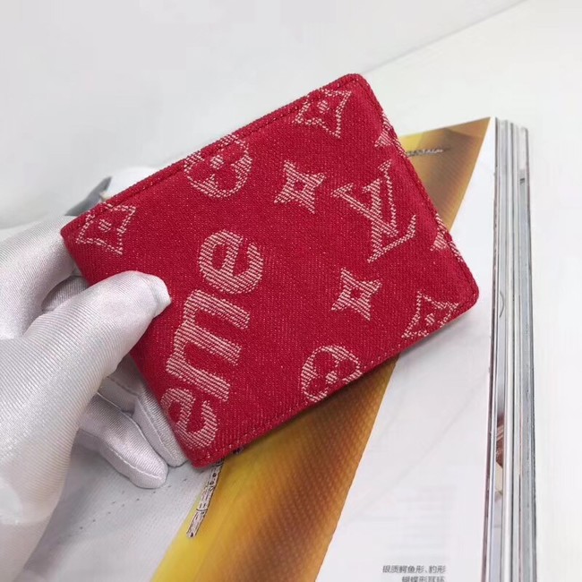 Louis Vuitton Outlet original MULTIPLE WALLET M60895 red