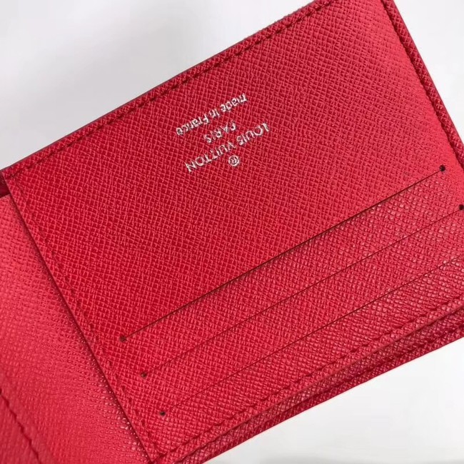 Louis Vuitton Outlet original MULTIPLE WALLET M60895 red