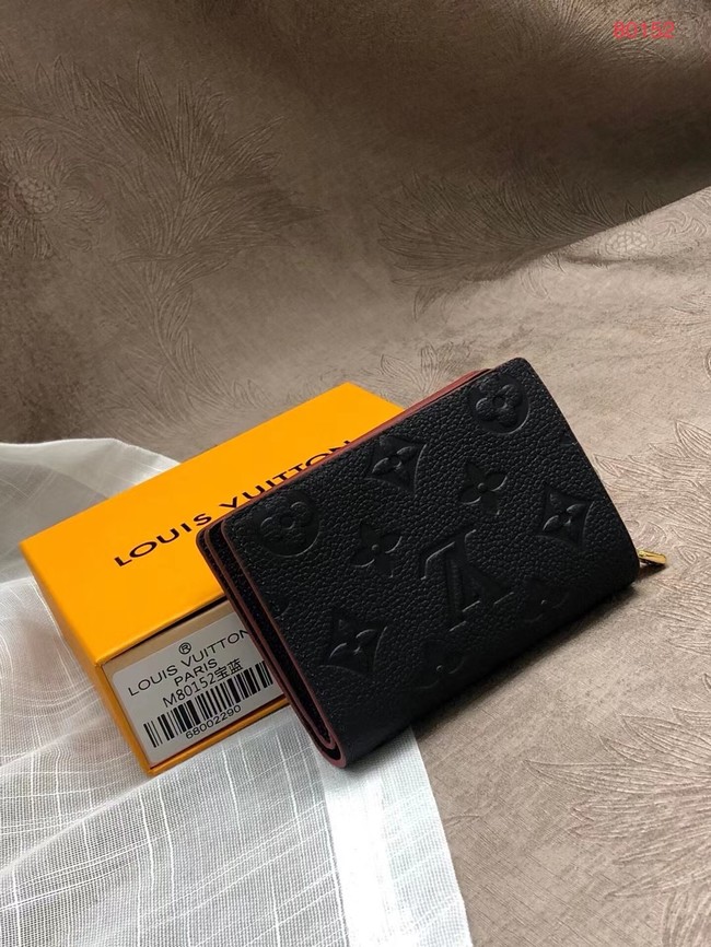 Louis Vuitton Outlet Original Monogram Empreinte CLEA WALLET M80152 Navy Blue