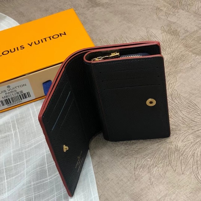 Louis Vuitton Outlet Original Monogram Empreinte CLEA WALLET M80152 Navy Blue