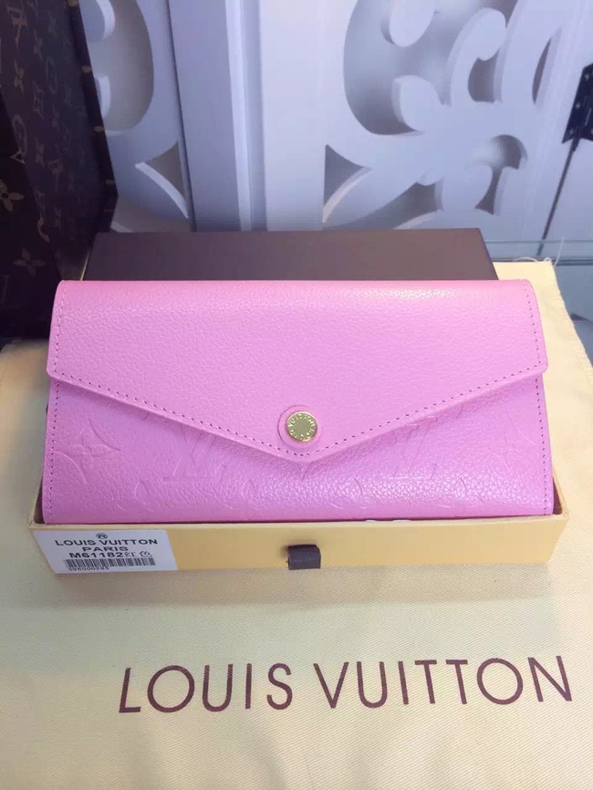 Louis Vuitton Outlet Monogram Empreinte Wallet M61182 Pink