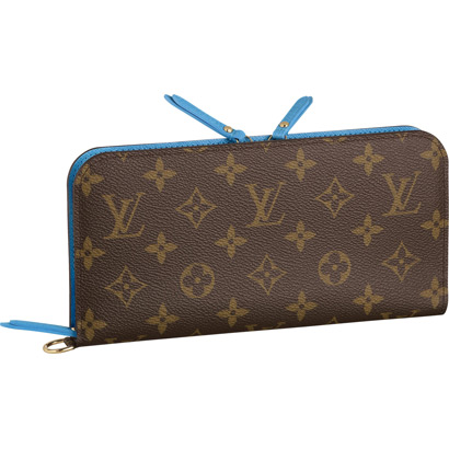 Louis Vuitton Outlet M60247 Monogram Canvas Portefeuille Insolite Bleu Clair