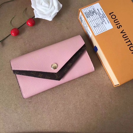 2017 Louis Vuitton Outlet MONOGRAM DOUBLE wallet M64317 pink