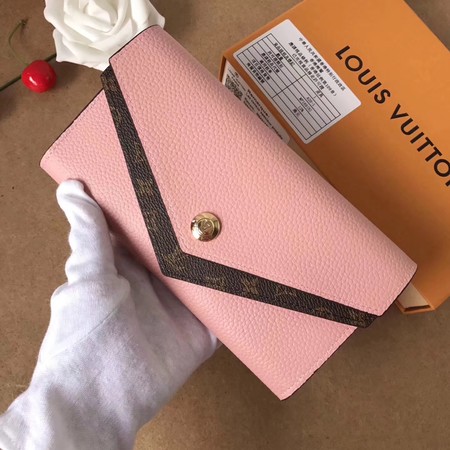 2017 Louis Vuitton Outlet MONOGRAM DOUBLE wallet M64317 pink