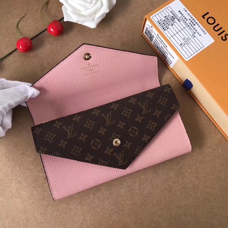 2017 Louis Vuitton Outlet MONOGRAM DOUBLE wallet M64317 pink