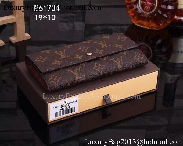 Louis Vuitton Outlet Monogram Canvas Sarah Wallets M61734