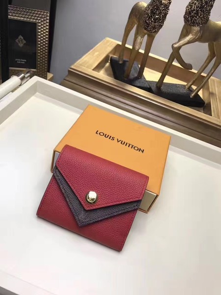 Louis Vuitton Outlet Monogram Canvas Clemence Wallet 64119 red