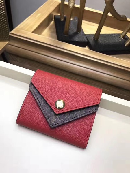 Louis Vuitton Outlet Monogram Canvas Clemence Wallet 64119 red