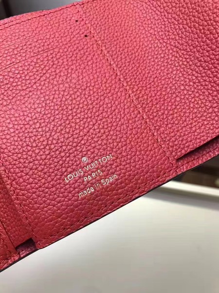 Louis Vuitton Outlet Monogram Canvas Clemence Wallet 64119 red