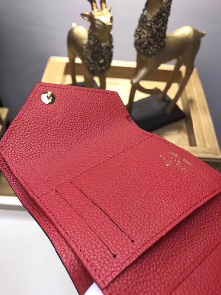 Louis Vuitton Outlet Monogram Canvas Clemence Wallet 64119 red