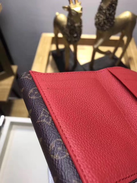 Louis Vuitton Outlet Monogram Canvas Clemence Wallet 64119 red